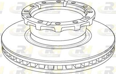 Truckfrenos TF.28.25.1001 - Bremsscheibe alexcarstop-ersatzteile.com