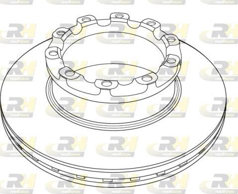 Roadhouse NSX1224.20 - Bremsscheibe alexcarstop-ersatzteile.com