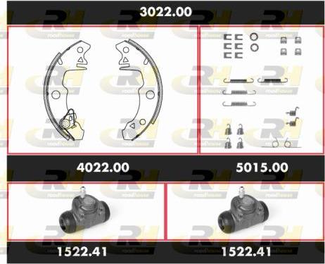 Roadhouse SPK 3022.00 - Bremsbackensatz alexcarstop-ersatzteile.com