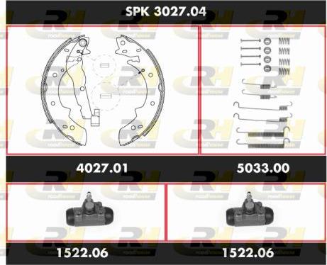 Roadhouse SPK 3027.04 - Bremsbackensatz alexcarstop-ersatzteile.com