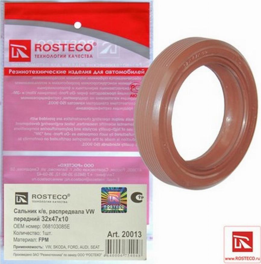 Rosteco 20013 - Wellendichtring, Kurbelwelle alexcarstop-ersatzteile.com