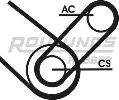 Roulunds Rubber 4K0874T1 - Keilrippenriemensatz alexcarstop-ersatzteile.com