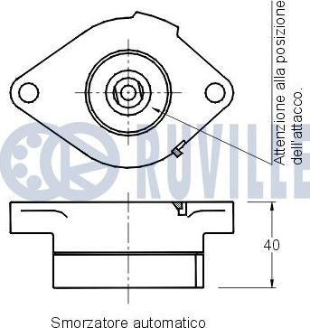 Ruville 541757 - Riemenspanner, Keilrippenriemen alexcarstop-ersatzteile.com