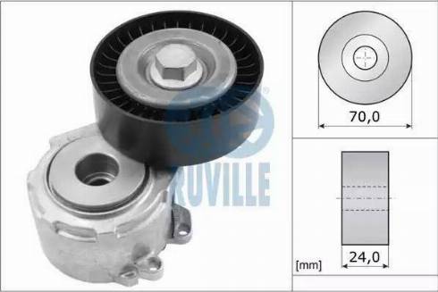 Ruville 55940 - Riemenspanner, Keilrippenriemen alexcarstop-ersatzteile.com