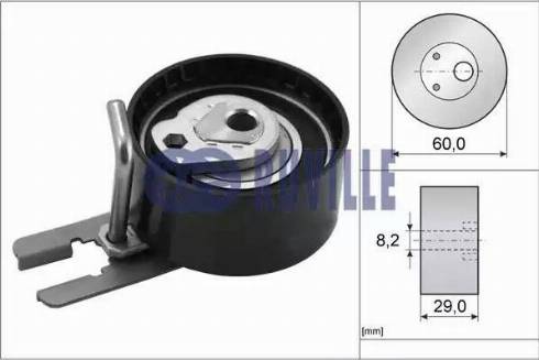 Ruville 55953 - Spannrolle, Zahnriemen alexcarstop-ersatzteile.com