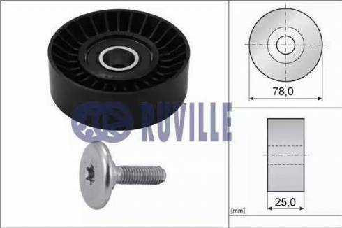 Ruville 55952 - Umlenk / Führungsrolle, Keilrippenriemen alexcarstop-ersatzteile.com