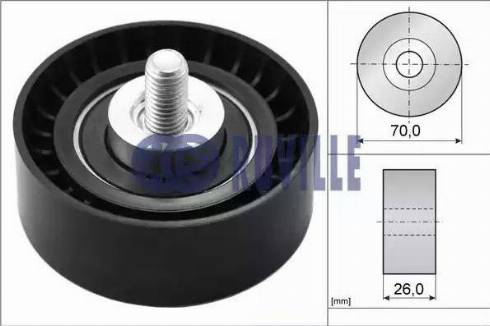 Ruville 55939 - Umlenk / Führungsrolle, Keilrippenriemen alexcarstop-ersatzteile.com