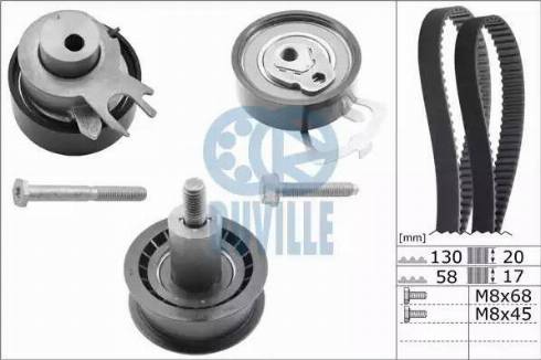 Ruville 5545672 - Zahnriemensatz alexcarstop-ersatzteile.com