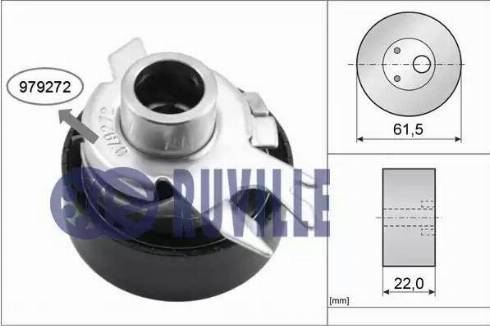 Ruville 55428 - Spannrolle, Zahnriemen alexcarstop-ersatzteile.com