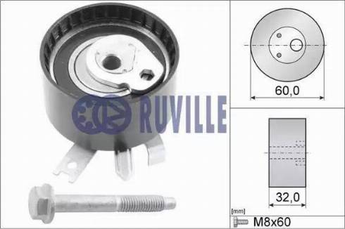 Ruville 55581 - Spannrolle, Zahnriemen alexcarstop-ersatzteile.com