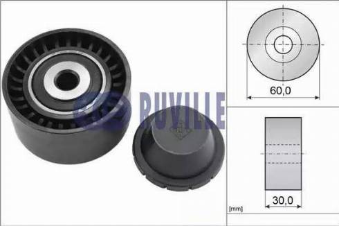 Ruville 55619 - Umlenk / Führungsrolle, Keilrippenriemen alexcarstop-ersatzteile.com