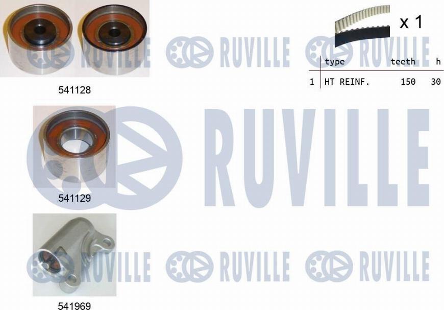 Ruville 550469 - Zahnriemensatz alexcarstop-ersatzteile.com