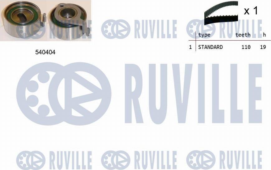 Ruville 550483 - Zahnriemensatz alexcarstop-ersatzteile.com