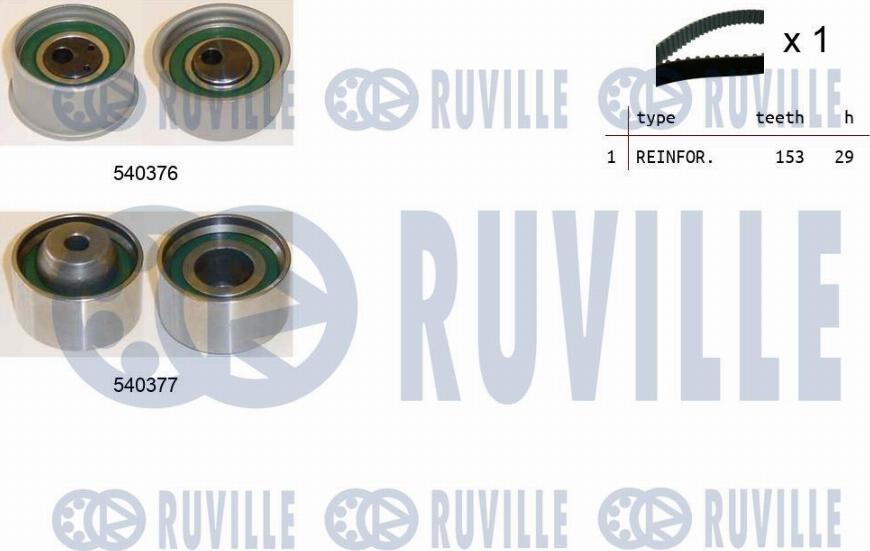 Ruville 550470 - Zahnriemensatz alexcarstop-ersatzteile.com