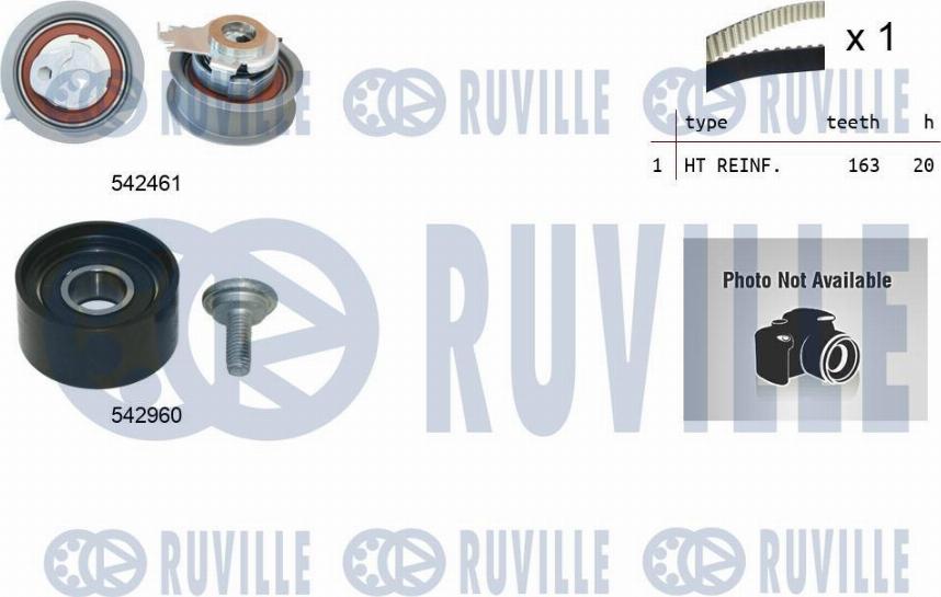 Ruville 550509 - Zahnriemensatz alexcarstop-ersatzteile.com