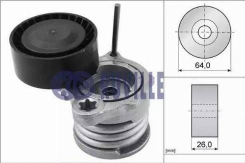 Ruville 55064 - Riemenspanner, Keilrippenriemen alexcarstop-ersatzteile.com