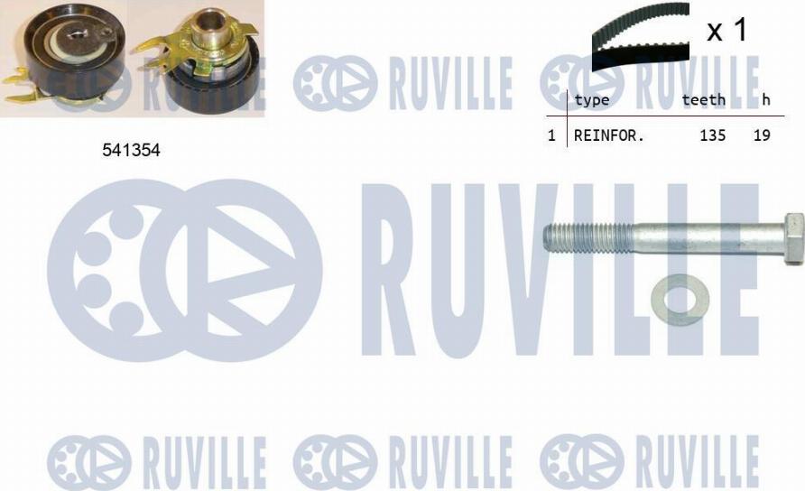 Ruville 550097 - Zahnriemensatz alexcarstop-ersatzteile.com