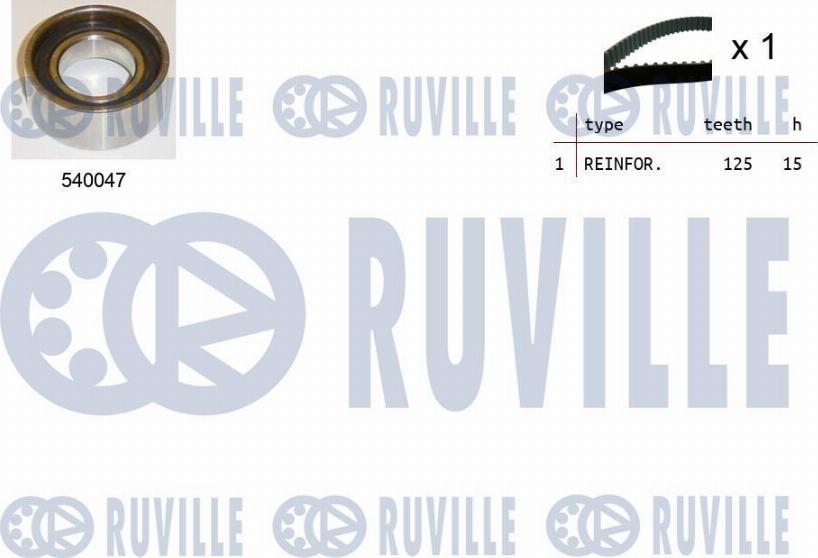 Ruville 550048 - Zahnriemensatz alexcarstop-ersatzteile.com