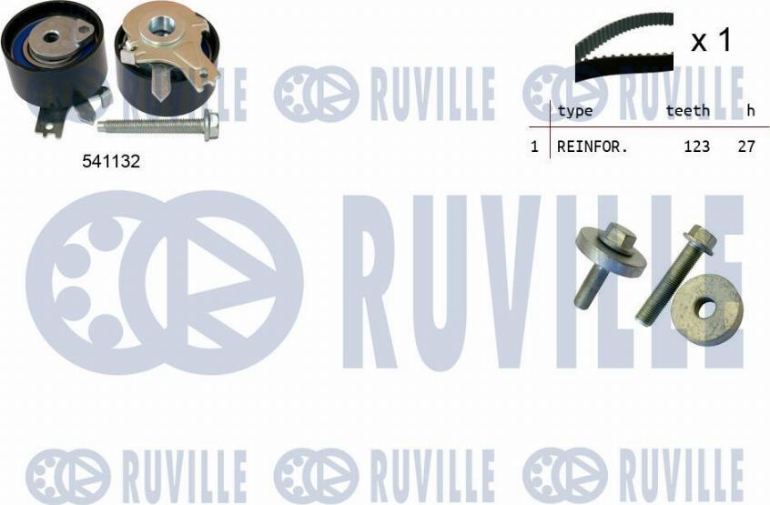 Ruville 550055 - Zahnriemensatz alexcarstop-ersatzteile.com