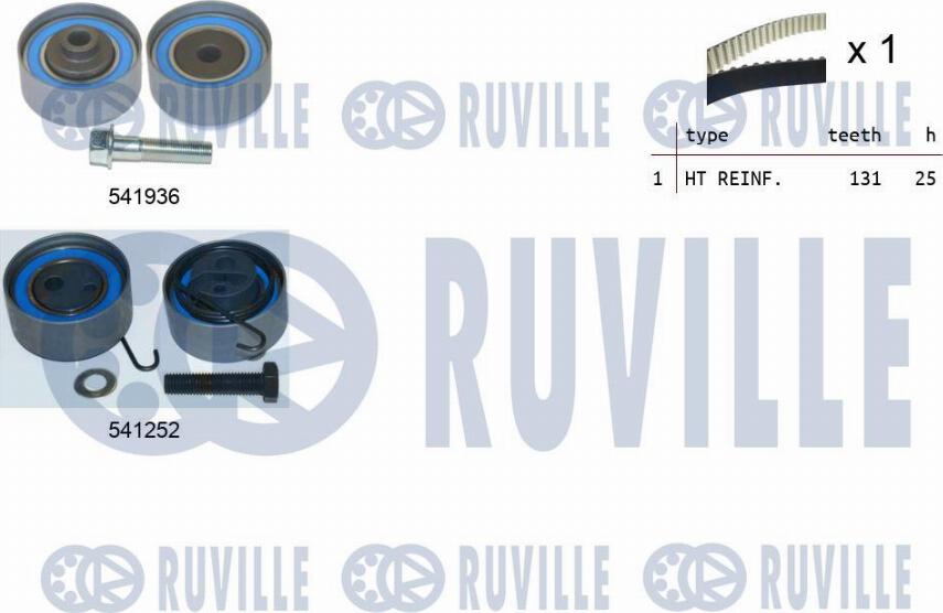 Ruville 550062 - Zahnriemensatz alexcarstop-ersatzteile.com