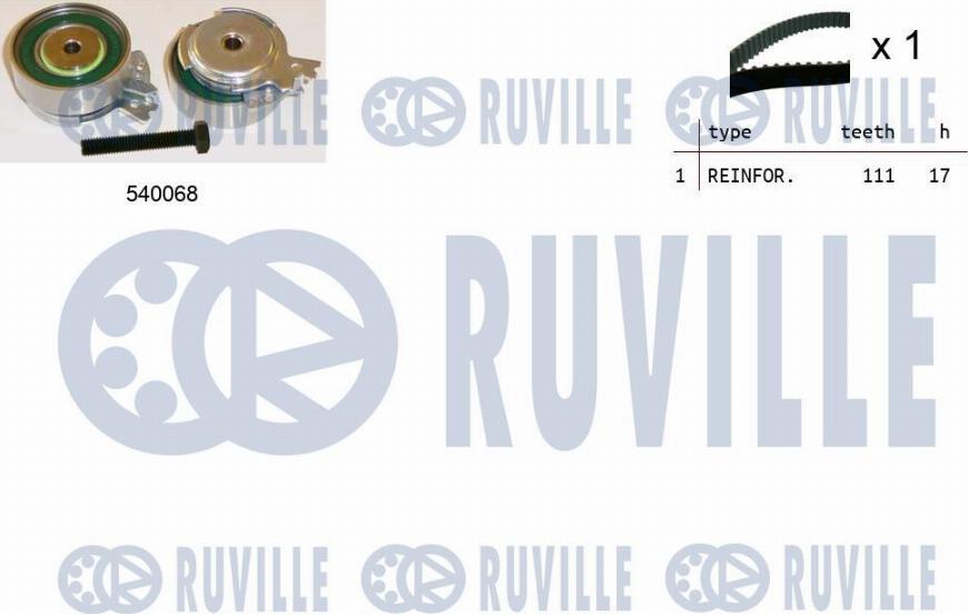 Ruville 550005 - Zahnriemensatz alexcarstop-ersatzteile.com