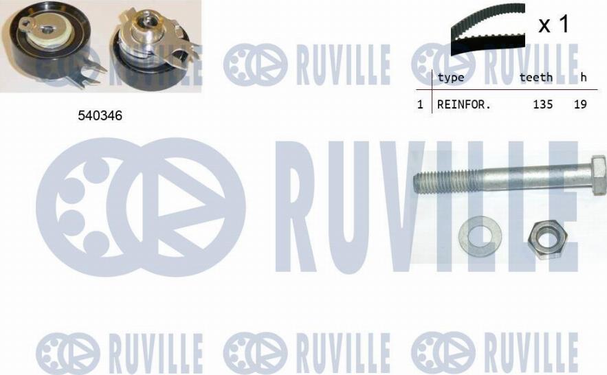 Ruville 550007 - Zahnriemensatz alexcarstop-ersatzteile.com