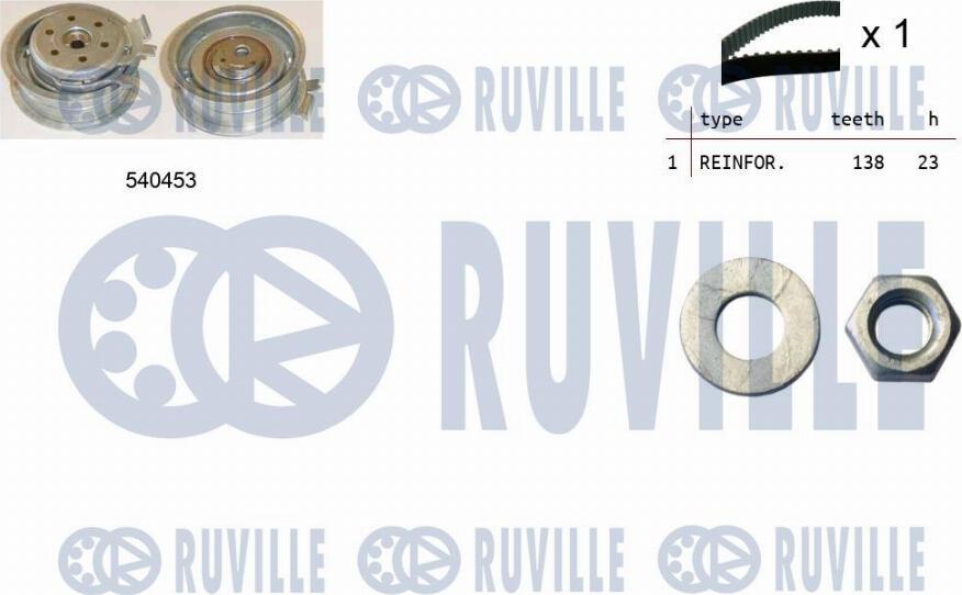 Ruville 550013 - Zahnriemensatz alexcarstop-ersatzteile.com