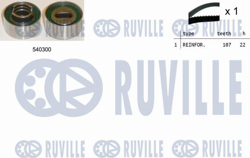 Ruville 550194 - Zahnriemensatz alexcarstop-ersatzteile.com