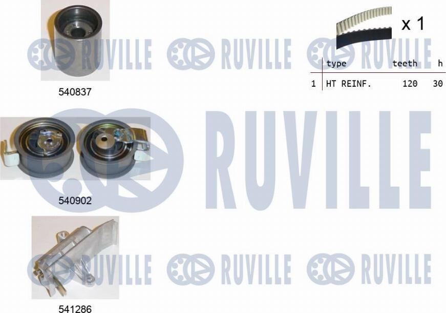 Ruville 550149 - Zahnriemensatz alexcarstop-ersatzteile.com