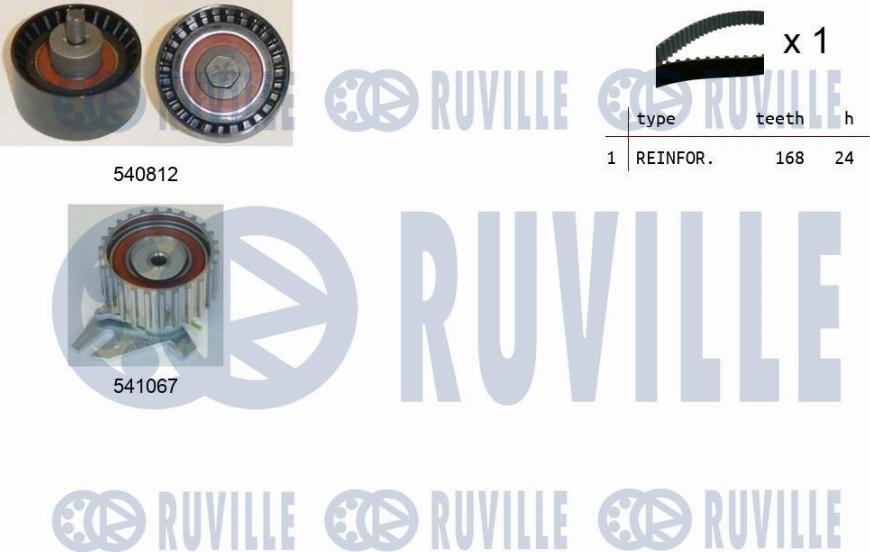 Ruville 550144 - Zahnriemensatz alexcarstop-ersatzteile.com