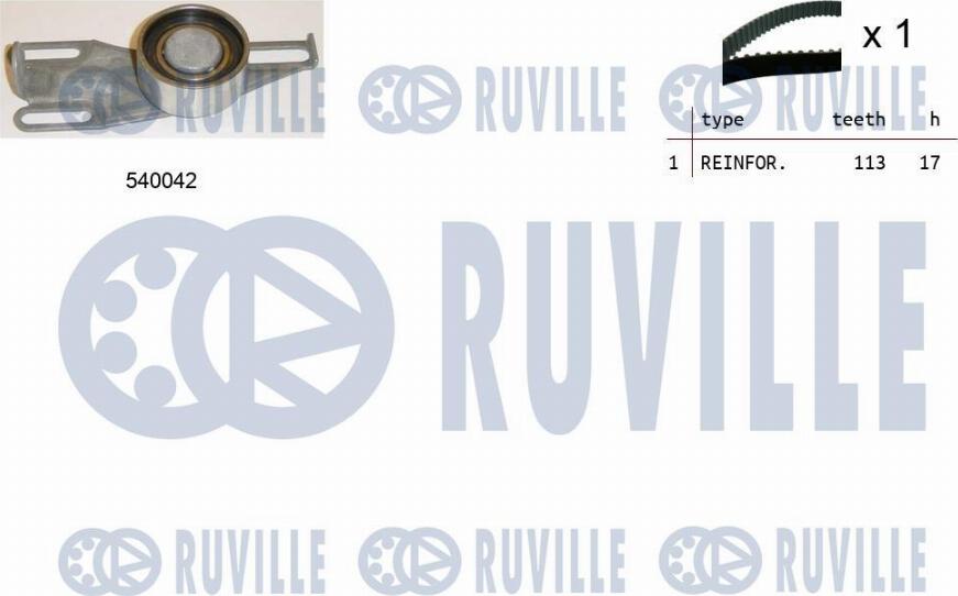 Ruville 550169 - Zahnriemensatz alexcarstop-ersatzteile.com