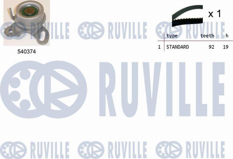 Ruville 550166 - Zahnriemensatz alexcarstop-ersatzteile.com