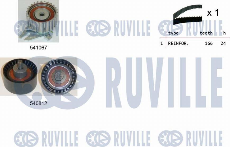 Ruville 550101 - Zahnriemensatz alexcarstop-ersatzteile.com