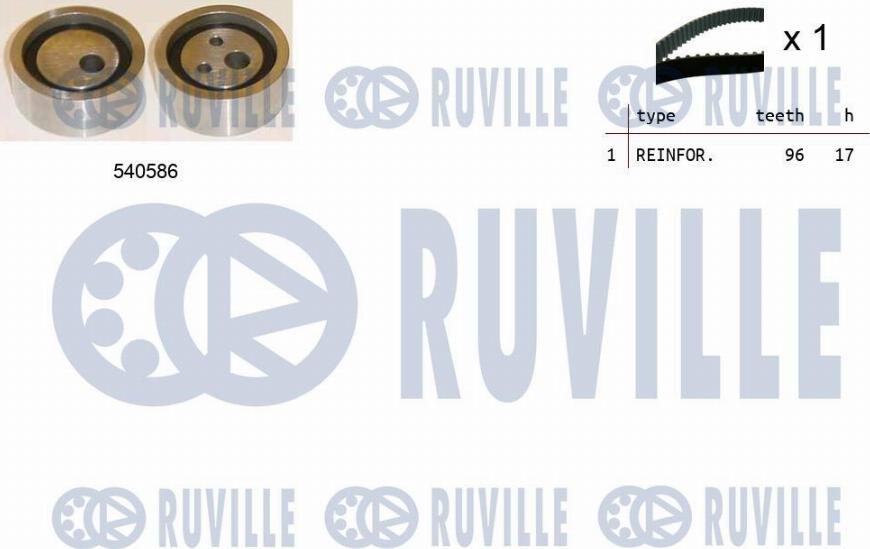 Ruville 550103 - Zahnriemensatz alexcarstop-ersatzteile.com