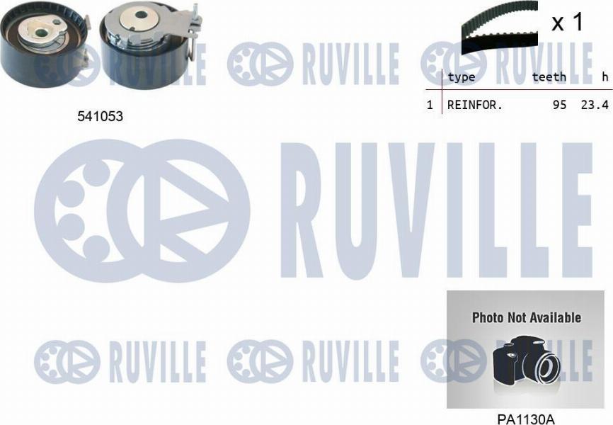 Ruville 5501191 - Wasserpumpe + Zahnriemensatz alexcarstop-ersatzteile.com