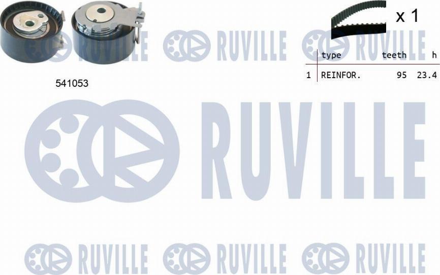 Ruville 550119 - Zahnriemensatz alexcarstop-ersatzteile.com