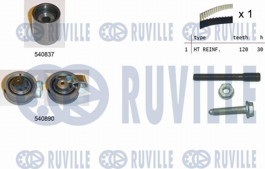 Ruville 550137 - Zahnriemensatz alexcarstop-ersatzteile.com