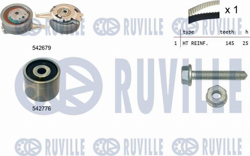 Ruville 550391 - Zahnriemensatz alexcarstop-ersatzteile.com