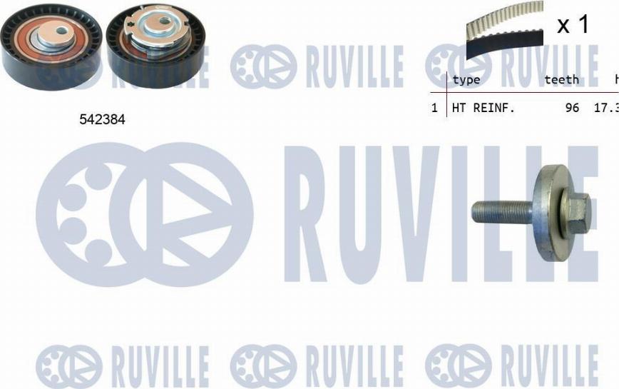 Ruville 550340 - Zahnriemensatz alexcarstop-ersatzteile.com