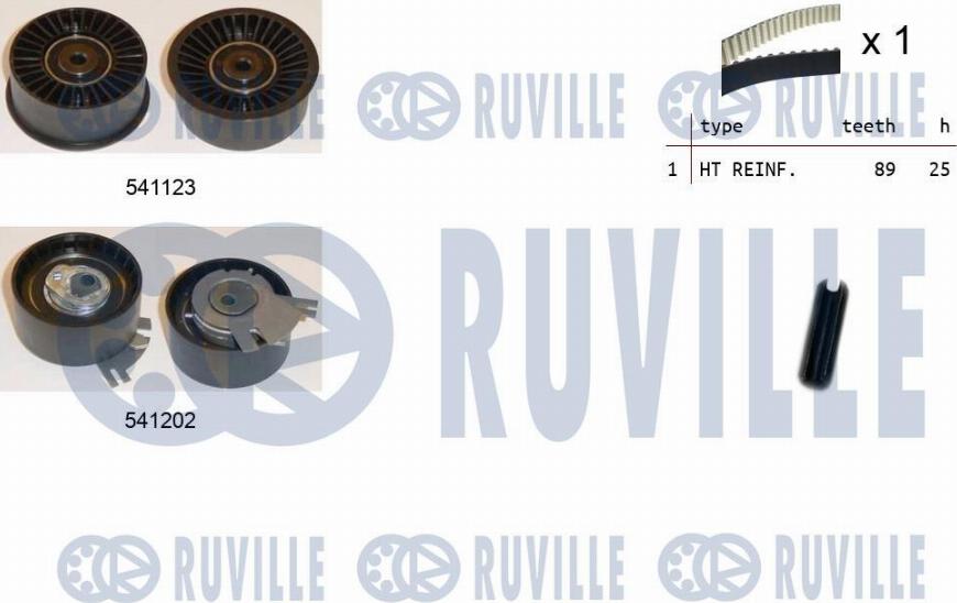 Ruville 550362 - Zahnriemensatz alexcarstop-ersatzteile.com