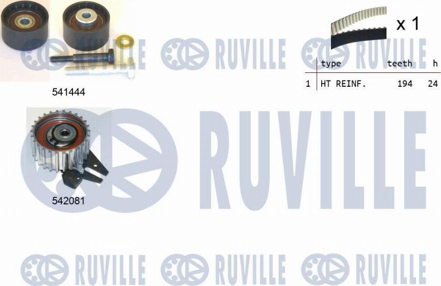 Ruville 550303 - Zahnriemensatz alexcarstop-ersatzteile.com