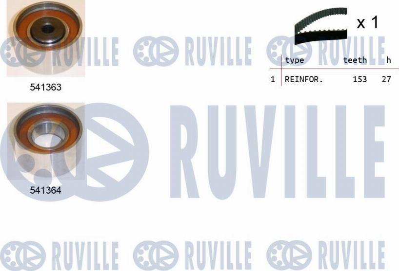 Ruville 550307 - Zahnriemensatz alexcarstop-ersatzteile.com