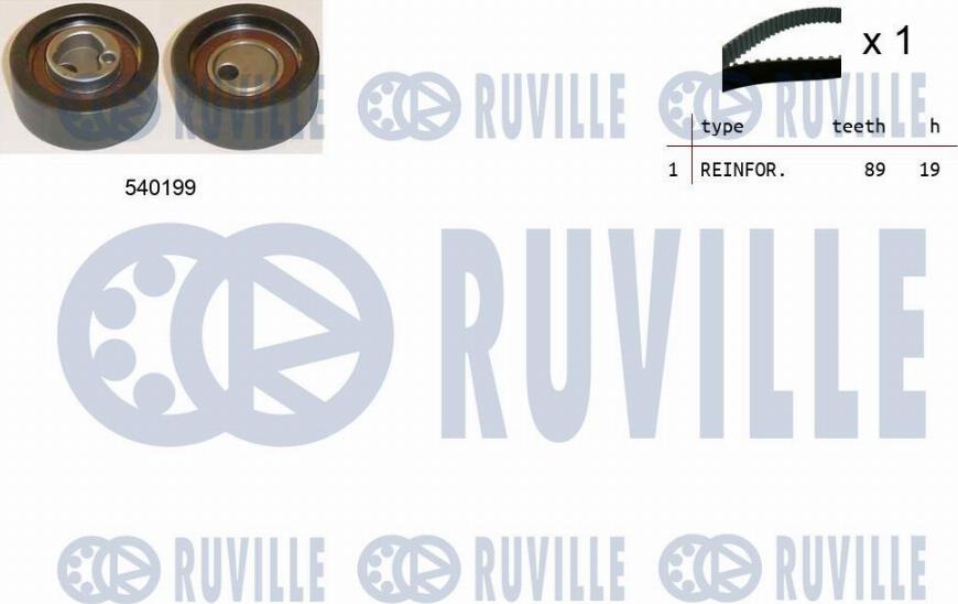 Ruville 550310 - Zahnriemensatz alexcarstop-ersatzteile.com