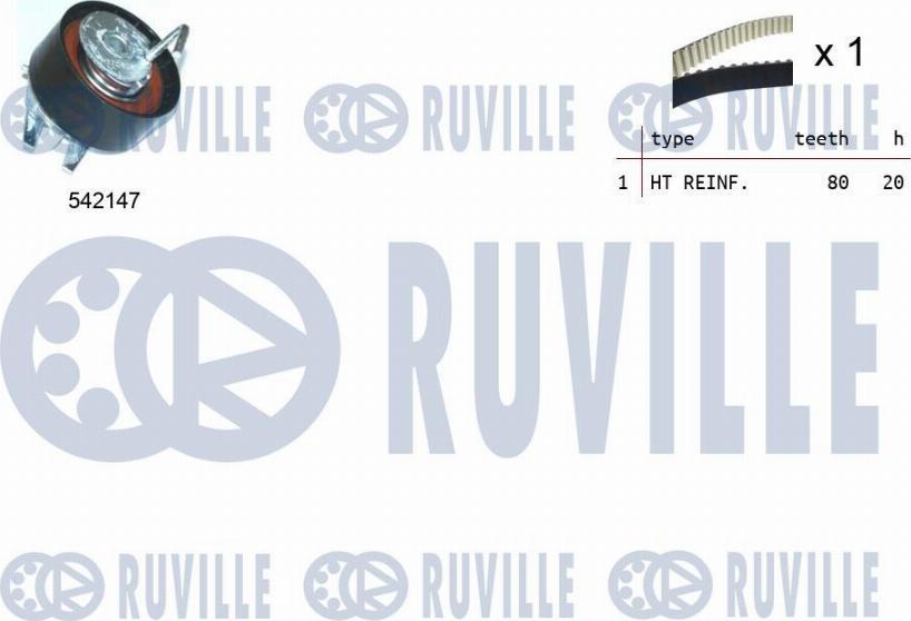 Ruville 550388 - Zahnriemensatz alexcarstop-ersatzteile.com