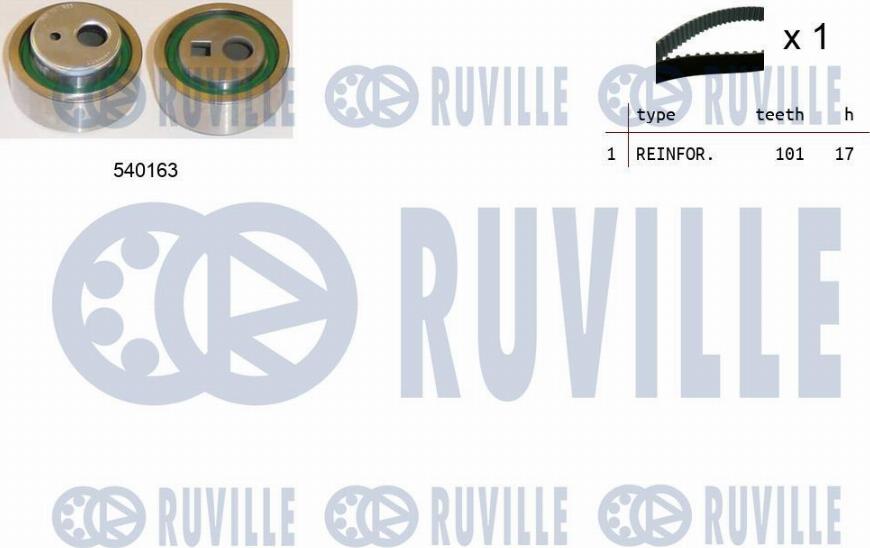 Ruville 550330 - Zahnriemensatz alexcarstop-ersatzteile.com