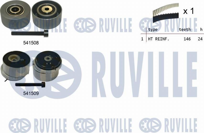 Ruville 550320 - Zahnriemensatz alexcarstop-ersatzteile.com