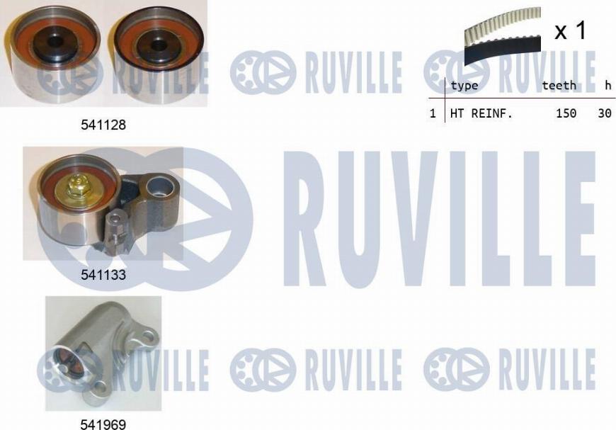 Ruville 550291 - Zahnriemensatz alexcarstop-ersatzteile.com