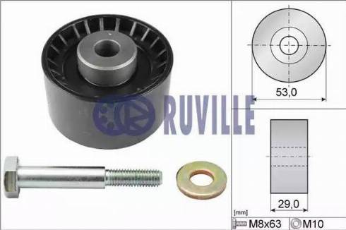 Ruville 55898 - Umlenk / Führungsrolle, Zahnriemen alexcarstop-ersatzteile.com