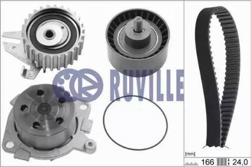 Ruville 55850711 - Wasserpumpe + Zahnriemensatz alexcarstop-ersatzteile.com