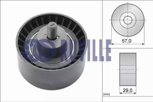 Ruville 55851 - Umlenk / Führungsrolle, Zahnriemen alexcarstop-ersatzteile.com